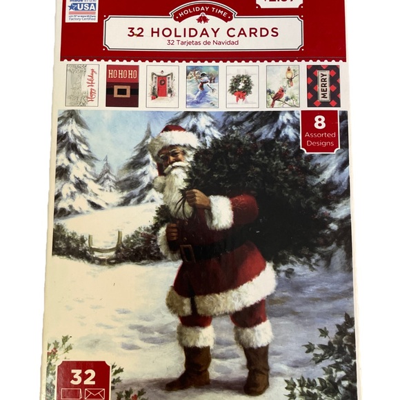 Holiday Time Holiday 3 Assorted Holiday Cards 8 Assorted Designs